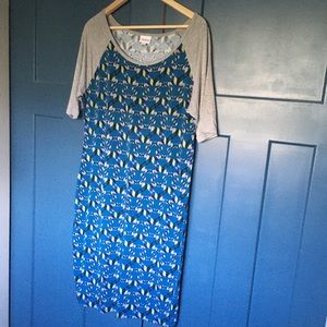 LulaRoe Julia geometric pattern casual dress